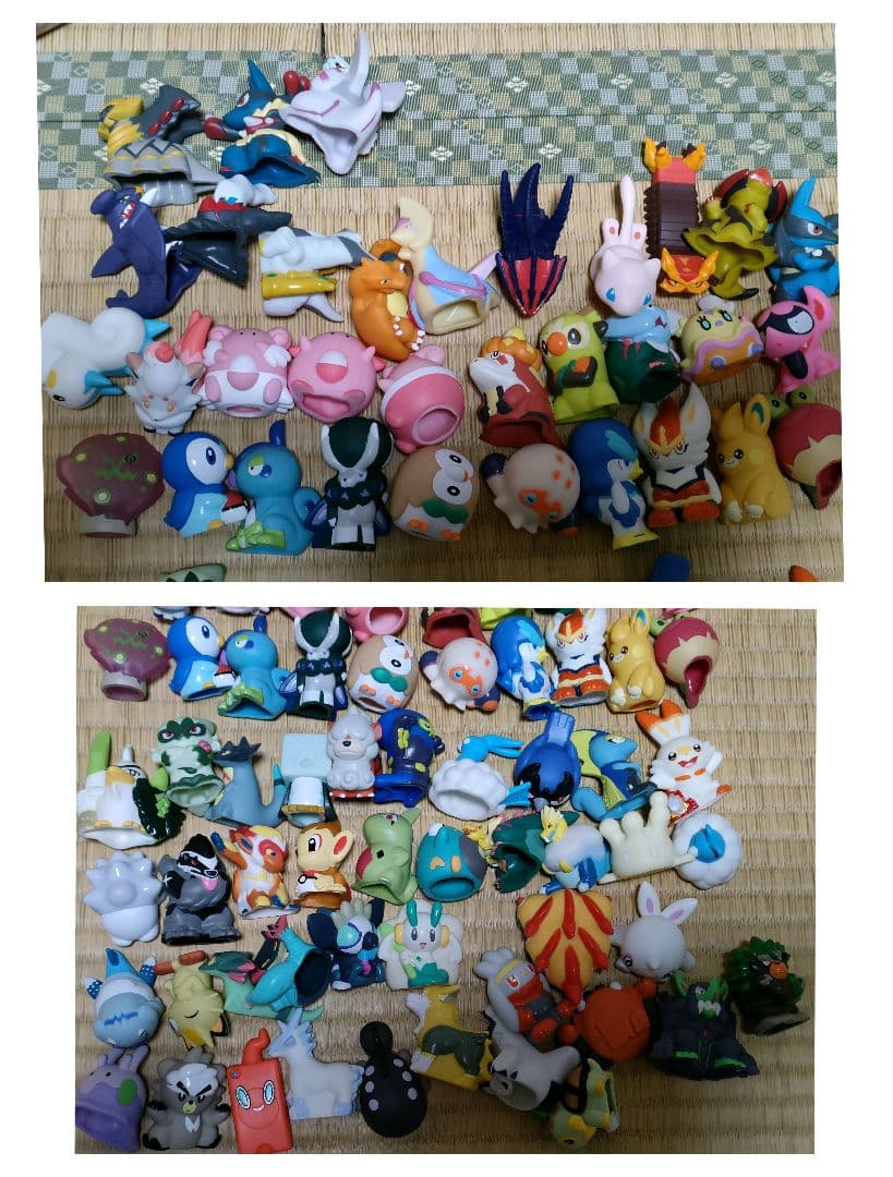 ポケモンキッズ　人形　ソフビ　フィギュア　伝説　リザードン　ミュウ