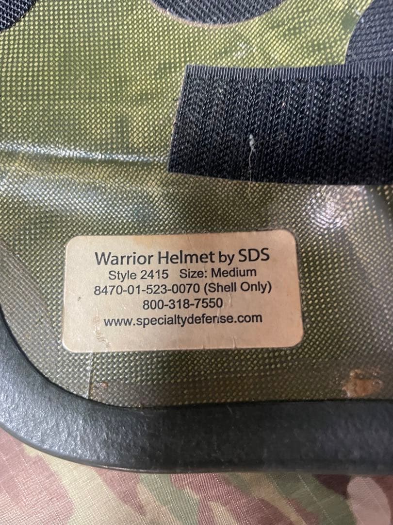 実物 米軍放出 SDS ACH/MICH ヘルメットマウント付 M64