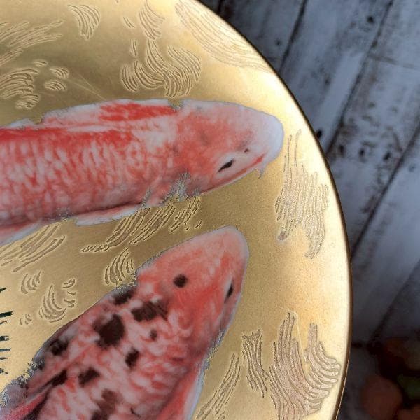 ヴィンテージ ノリタケ Noritake 日本陶器 スタジオコレクション 錦鯉