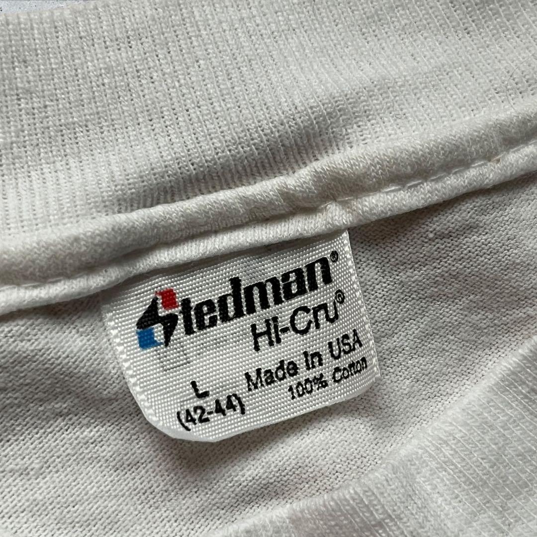 【80s】USA製NBAレイカーズ ニュースペーパーTシャツ　シングルステッチ