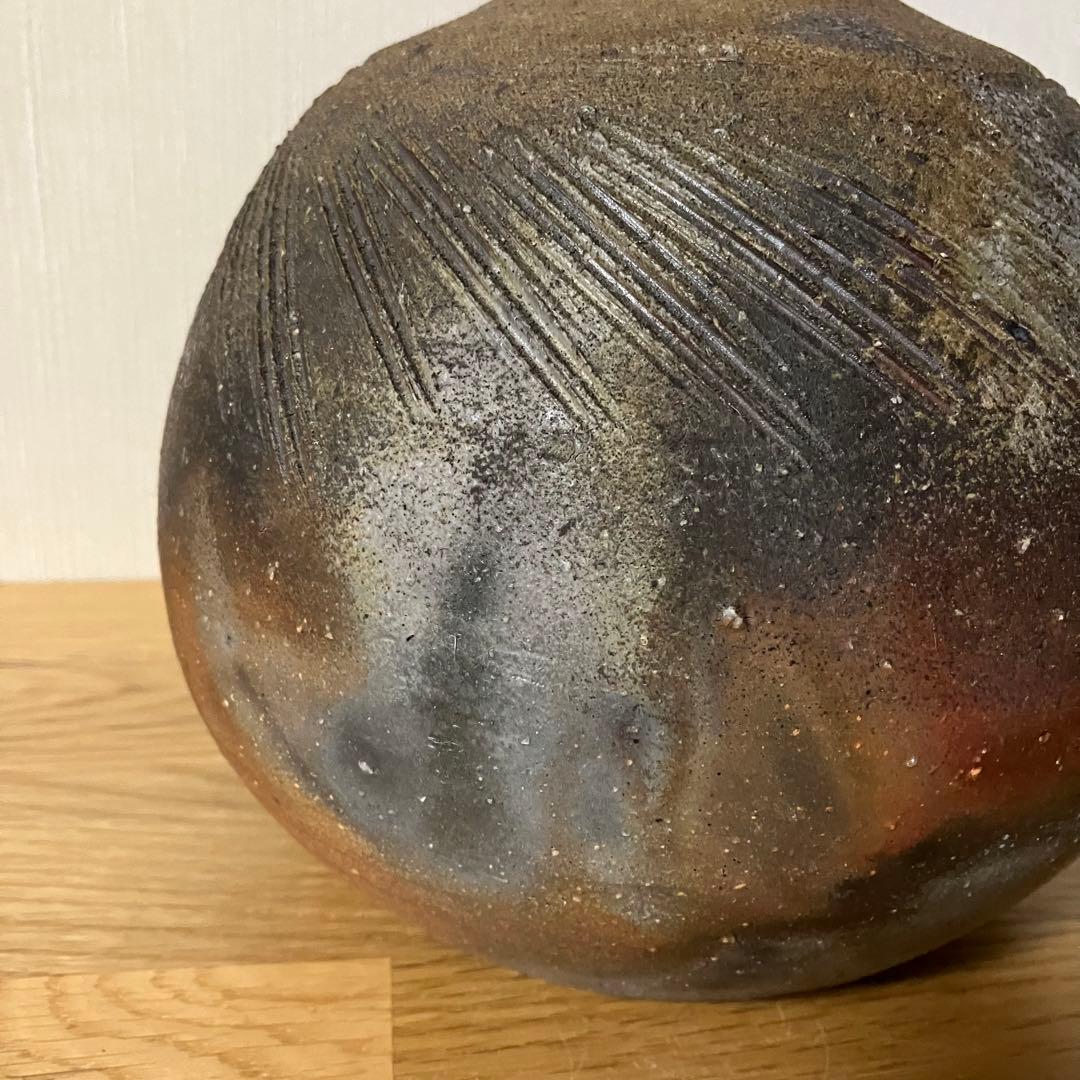 備前焼　一輪挿し　花瓶　花器