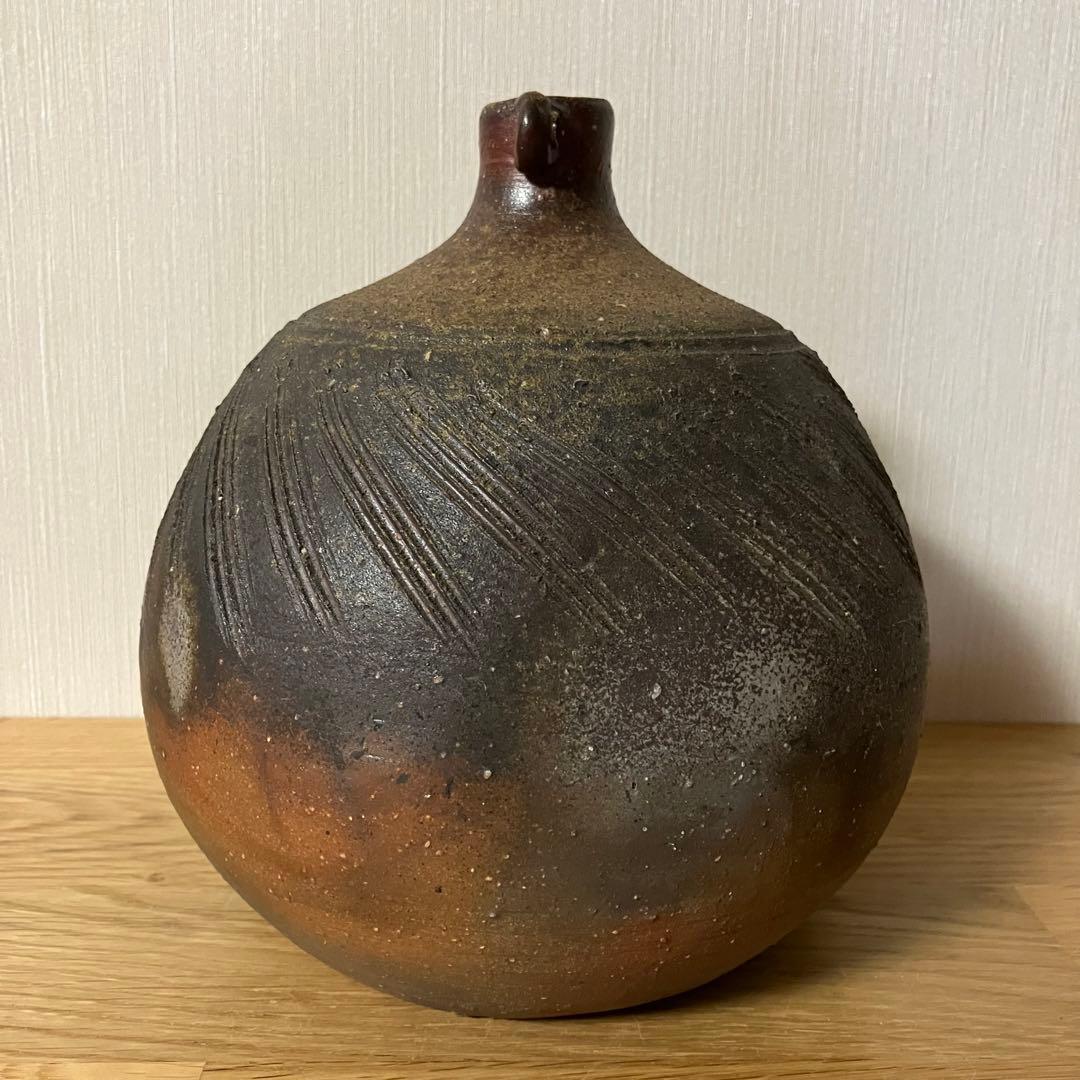 備前焼　一輪挿し　花瓶　花器