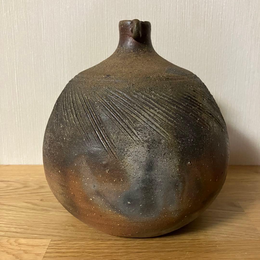 備前焼　一輪挿し　花瓶　花器