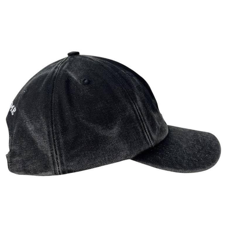 ●3120_1 Supreme キャップ ピグメント Sロゴ 6パネル 黒