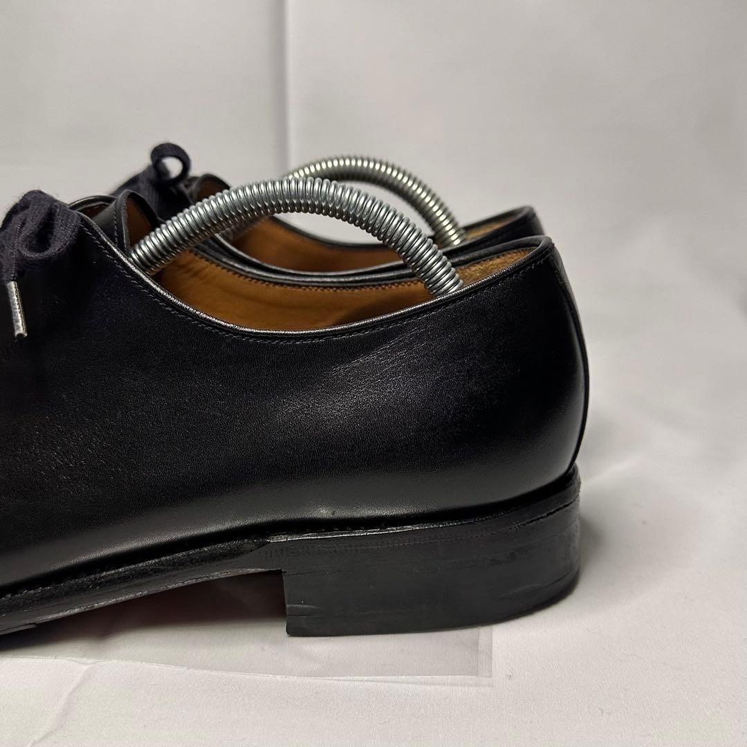 ヤンコ☆革靴☆ブラック☆ホールカット☆本革☆7.5☆スペイン製☆206