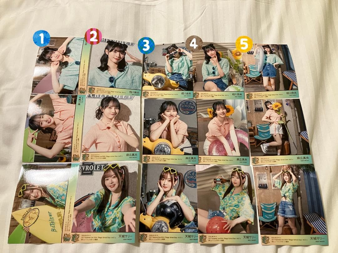 ナナニジ　Summer Live 2024　act2衣装　ブロマイド　バラ売り