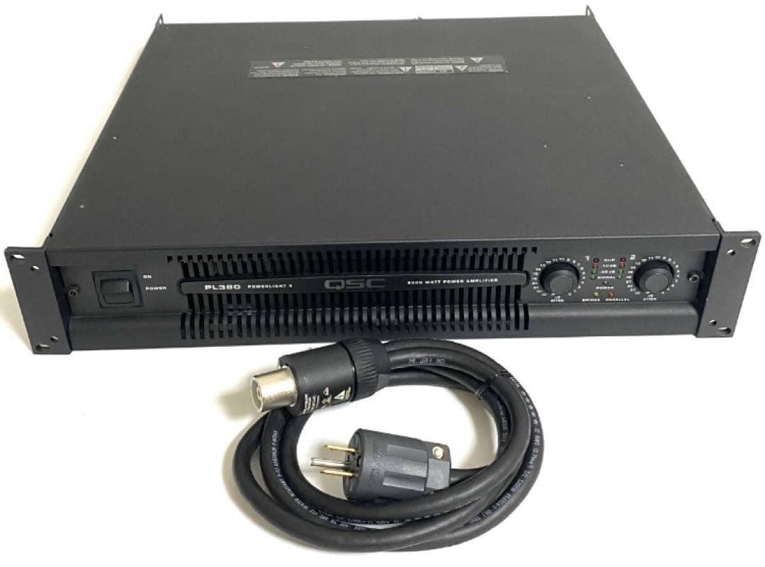 QSC PL380 パワーアンプ PAアンプ Power Amplifier ④