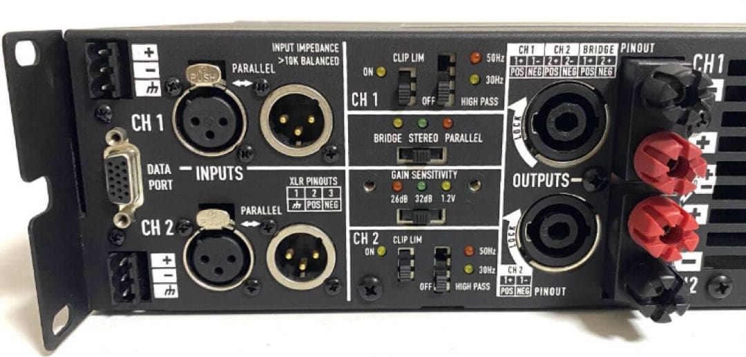 QSC PL380 パワーアンプ PAアンプ Power Amplifier ④