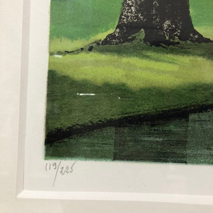 ジャック・デペルト　リトグラフ　大型風景画