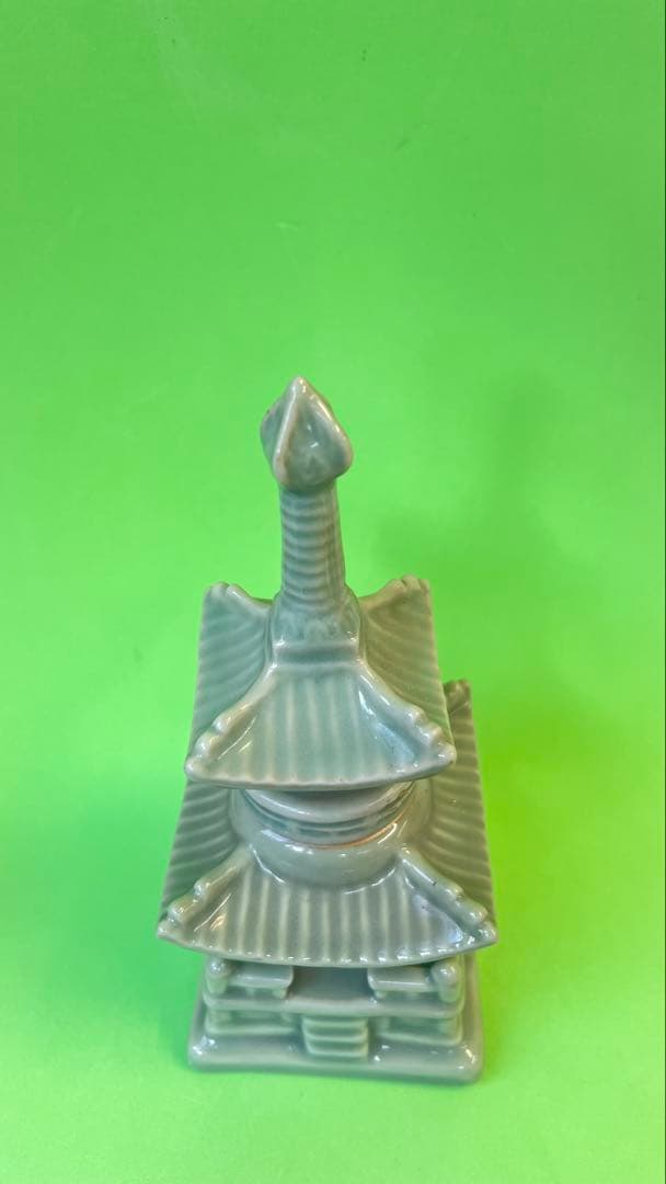 陶器製 二重塔 約21cm