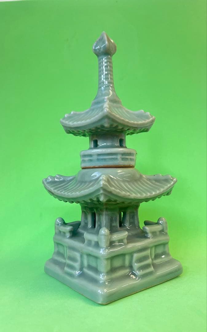 陶器製 二重塔 約21cm