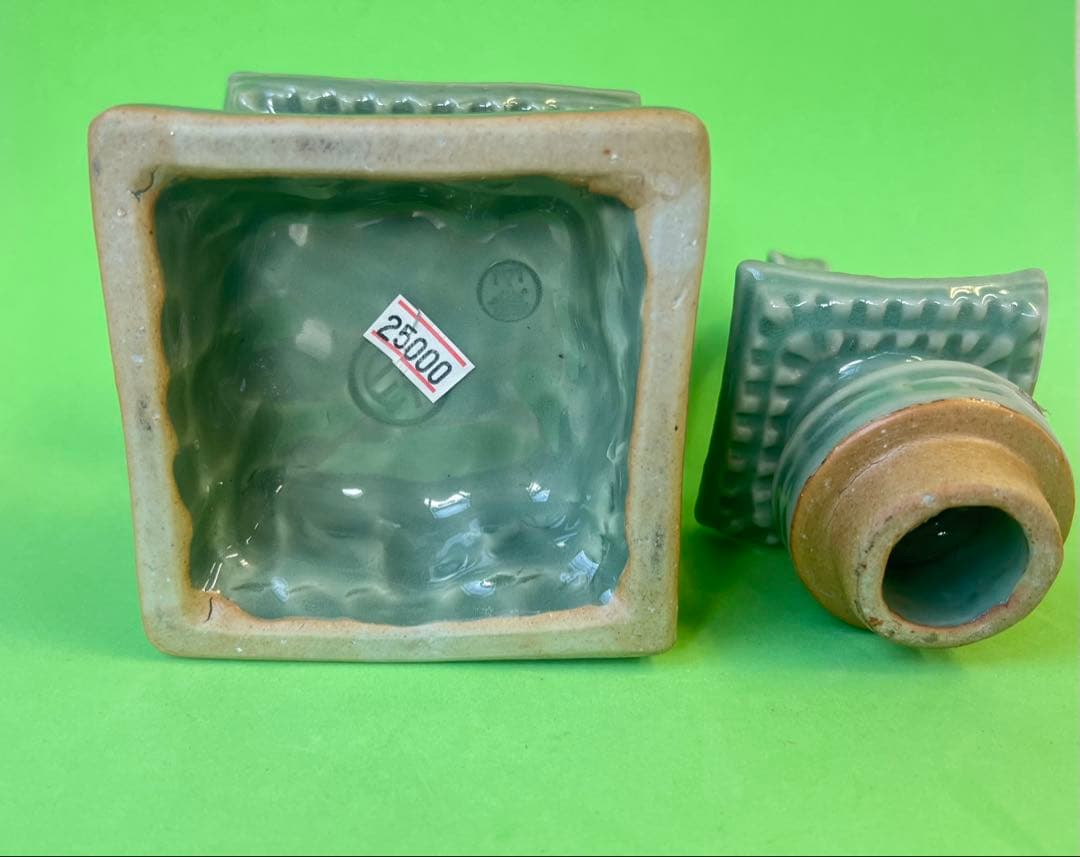 陶器製 二重塔 約21cm