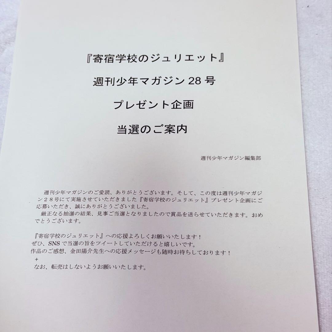 新春セール⭐️寄宿学校のジュリエット複製原画とポスター３種セット