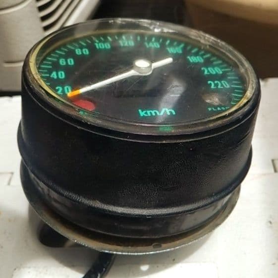 さっしぃ〜　　CB750fourKO国内スピードメーター当時物　青フリ