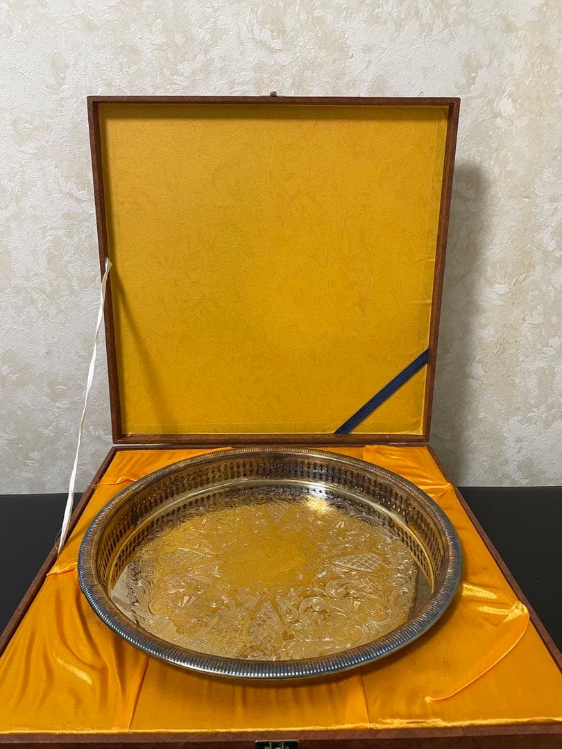 gorham シルバートレイ　お盆　アンティーク　昭和　レトロ　ビンテージ