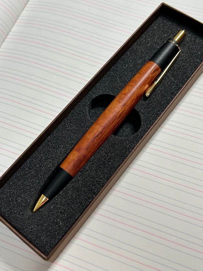 シーオーク シャーペン 0.5 真鍮 木製 ボナンペン