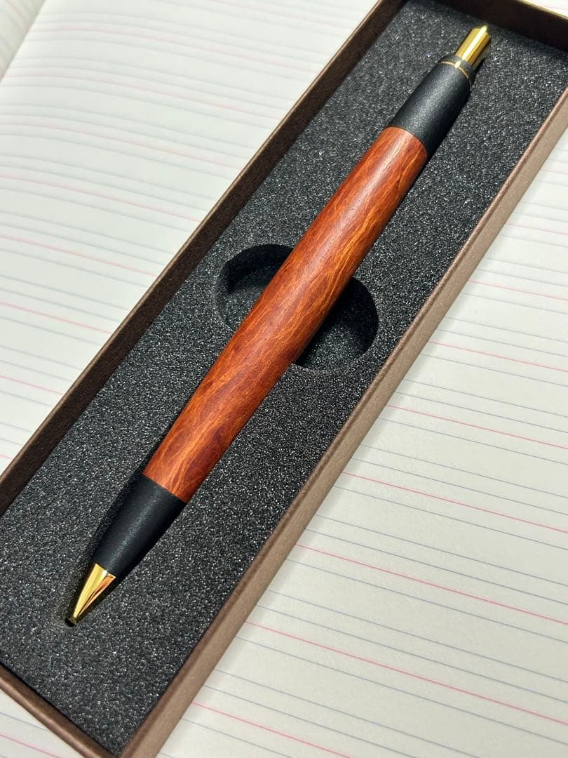 シーオーク シャーペン 0.5 真鍮 木製 ボナンペン