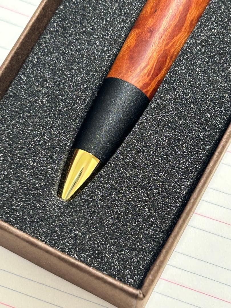 シーオーク シャーペン 0.5 真鍮 木製 ボナンペン