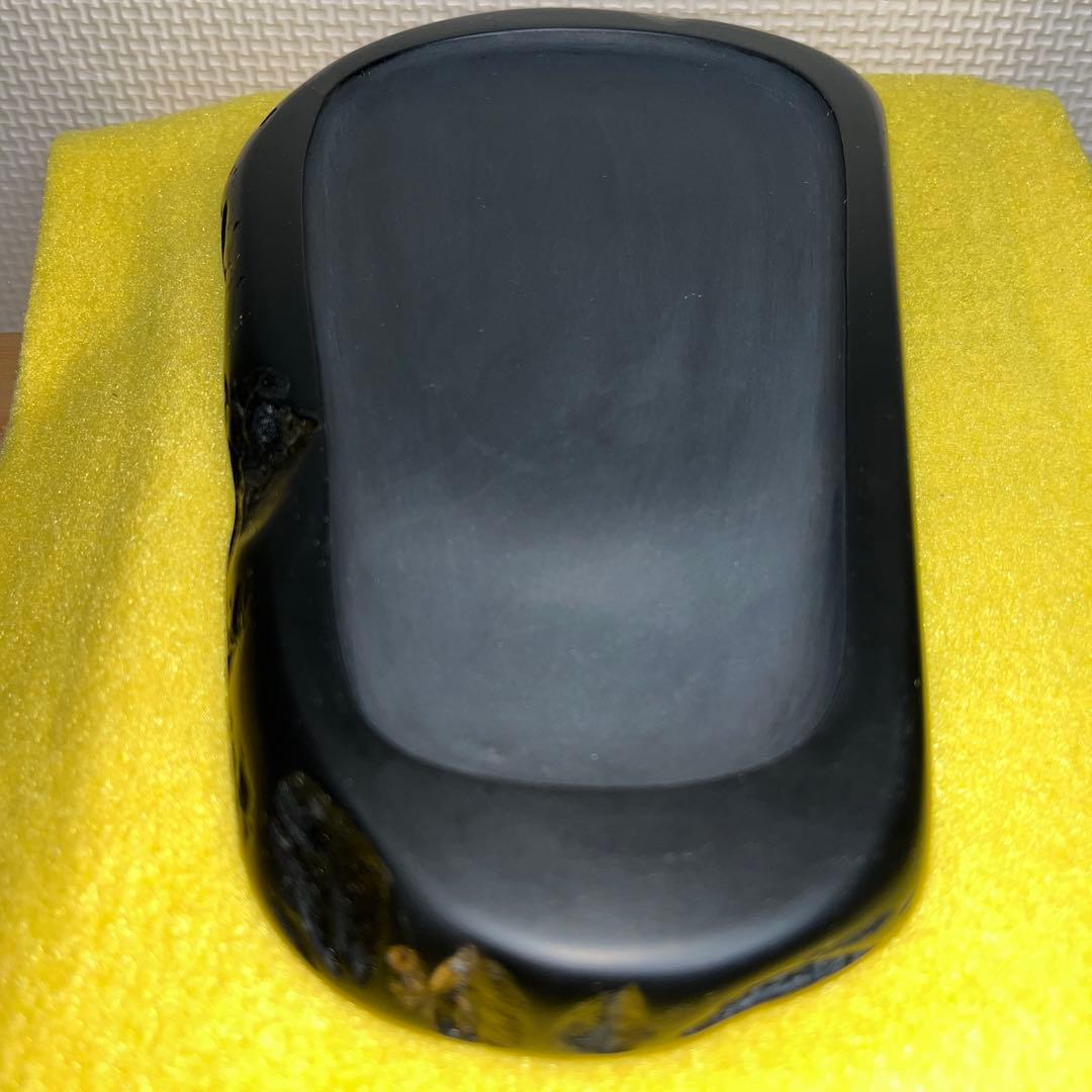 ⭕️希少　鍋倉龍渓石　新品美品　三代目　秀石　深澤秀教　20cm近い大型天然硯