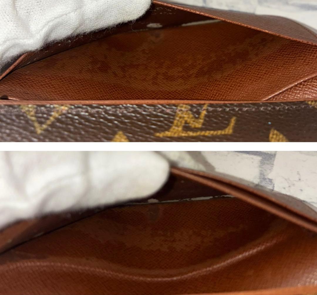 『美品』ルイヴィトン 二つ折り財布 ポルトモネ ビエ トレゾール モノグラム