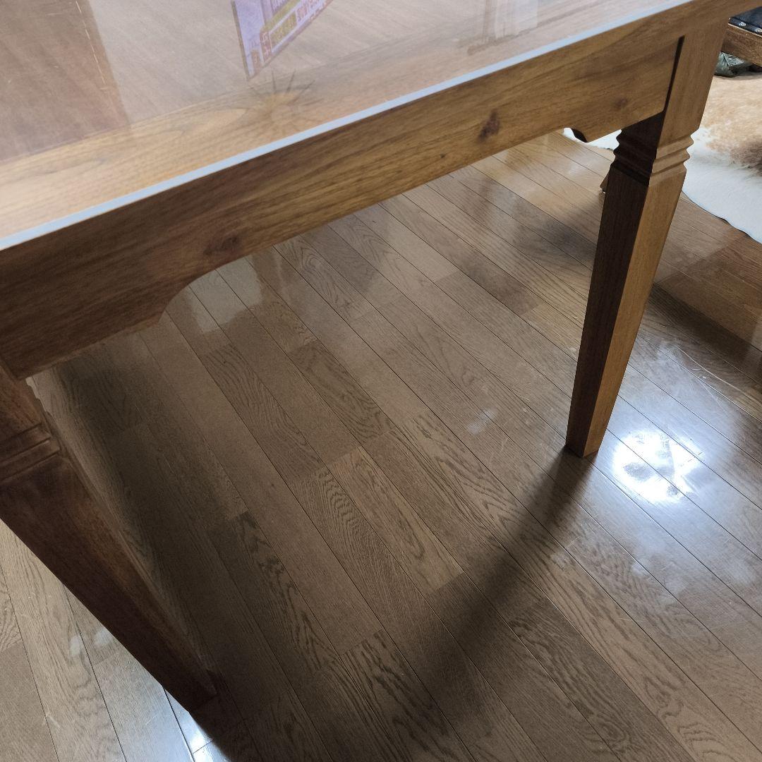 【3/2までの出品】カリッジマーケット☆チーク・ダイニングテーブル《ダヴィンド》