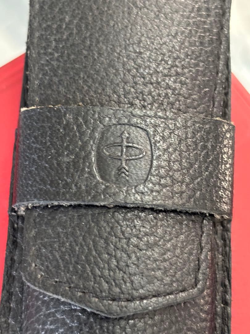 【美品】PARKER パーカー 万年筆 14Kペン先 黒×ゴールドレザーケース付