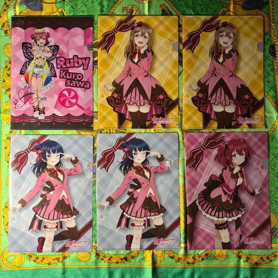 ラブライブ！サンシャイン!! A4クリアファイル 計12種16枚 セブンイレブン