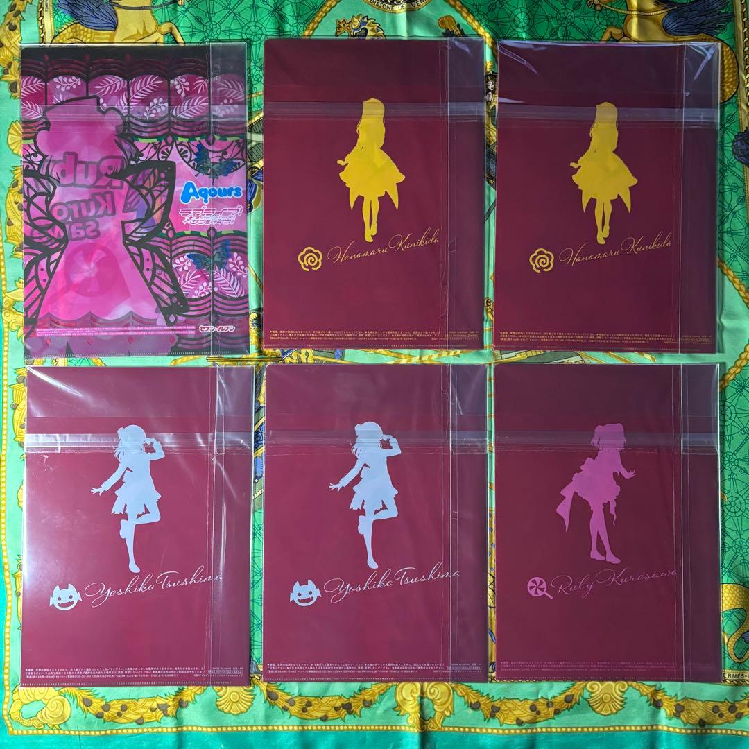 ラブライブ！サンシャイン!! A4クリアファイル 計12種16枚 セブンイレブン