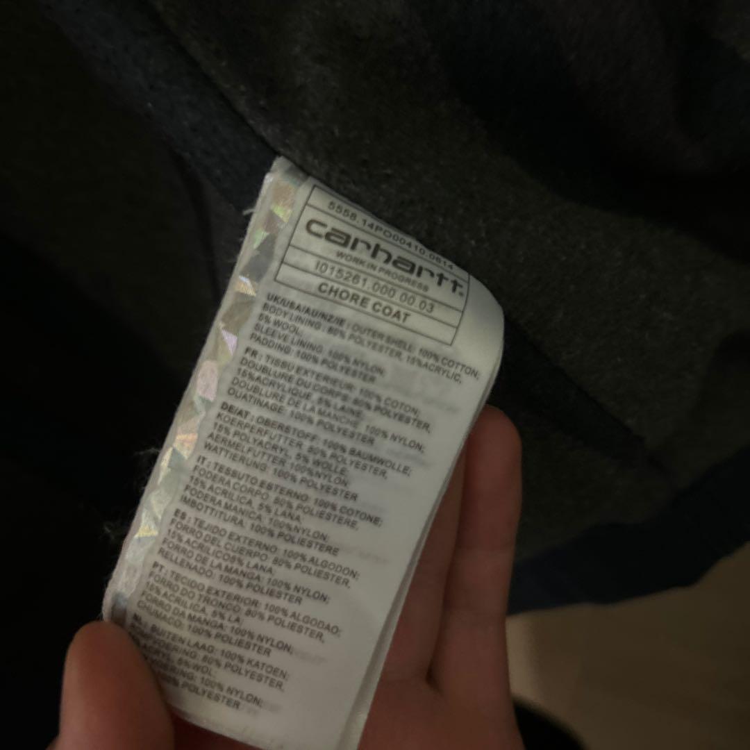 シ*る様 Carhartt ネイビー ジャケット