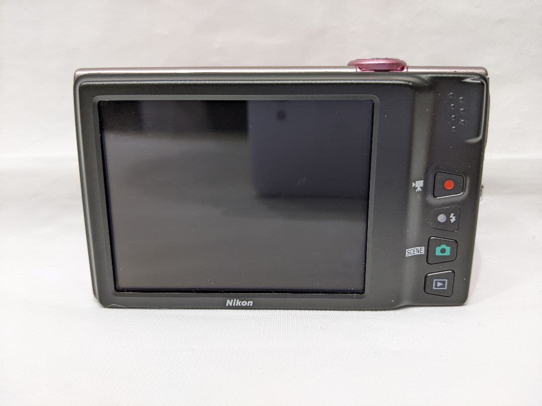 動作未確認品 Nikon COOLPIX S6100 ピンク 7倍ズーム