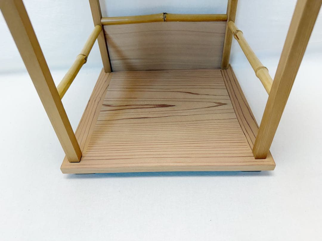 ほぼ未使用 茶道具 杉 四方卓 又妙斎好写 炉、風炉兼用 元箱