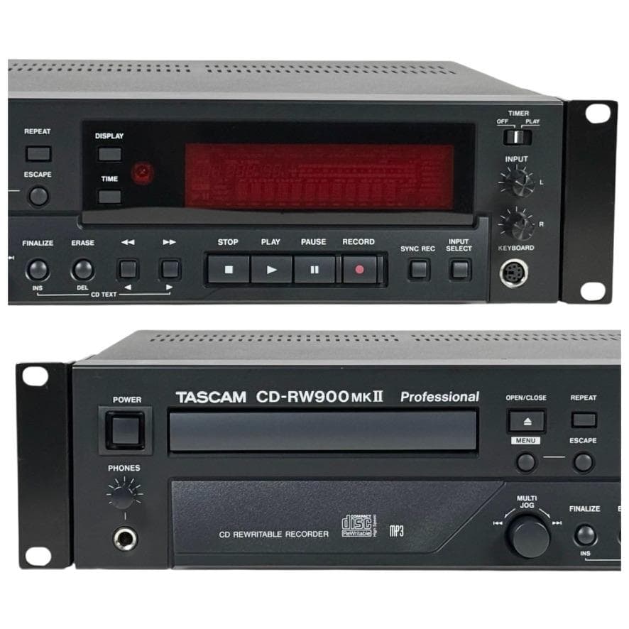 ◆美品・CD再生履歴0時間◆TASCAM CDレコーダー CD-RW900MK2