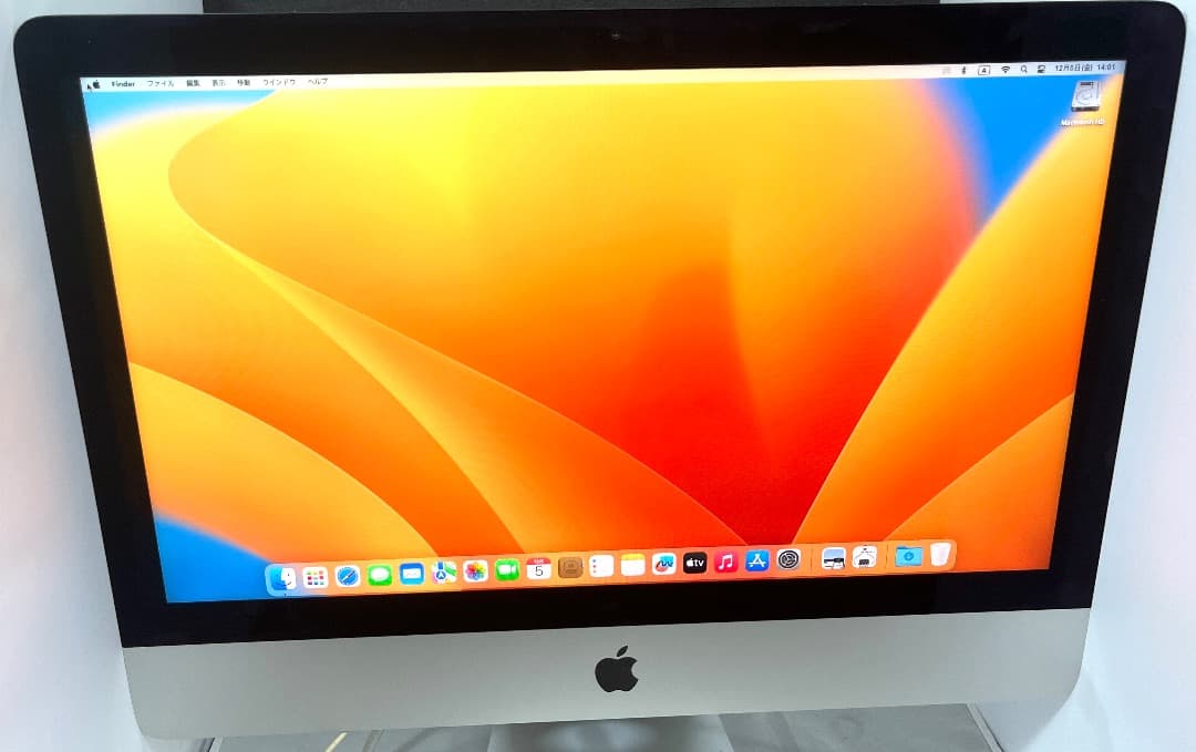 iMac （Mid 2014） 21.5型 SSD換装 Venturaで稼働