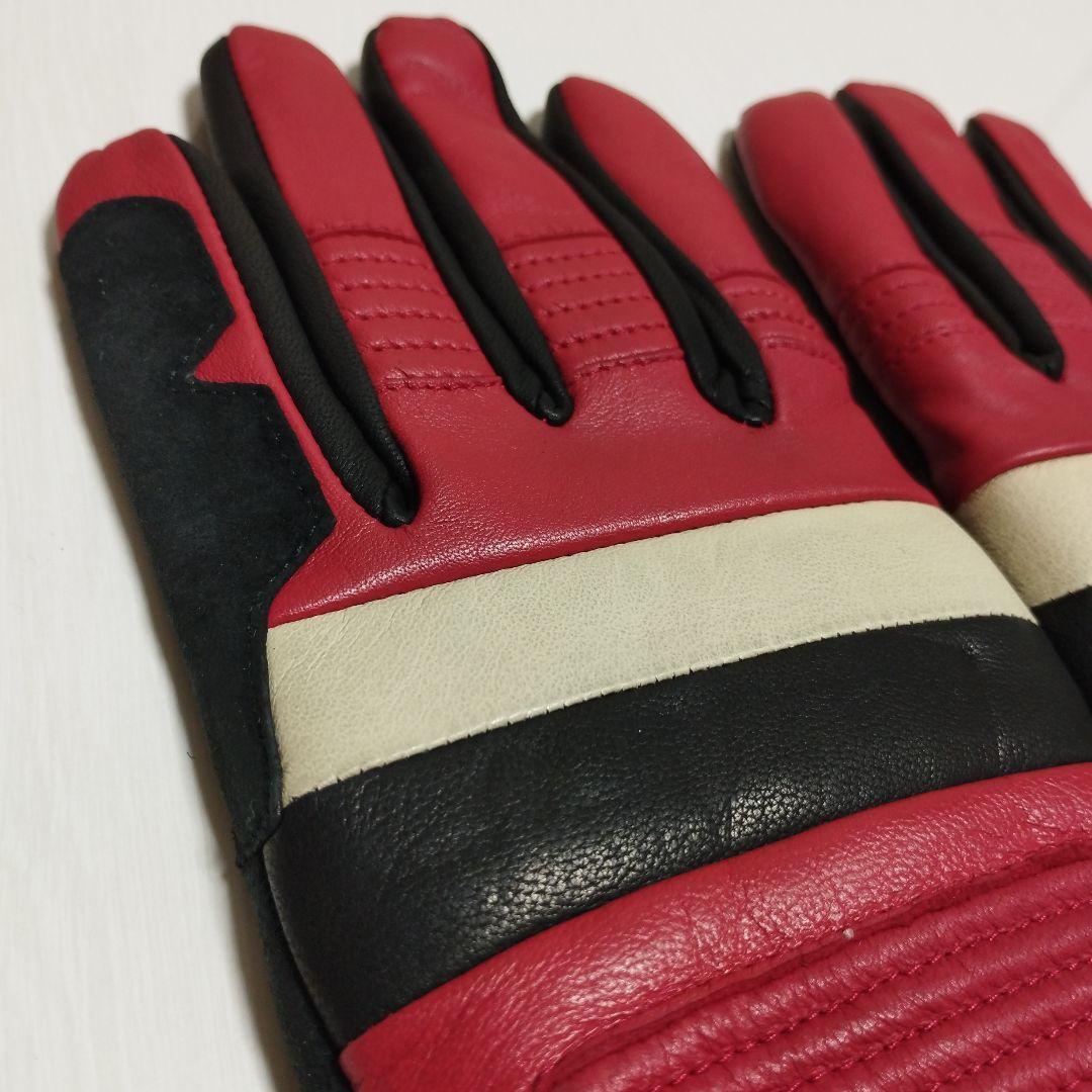 未使用 DIESEL ディーゼル やぎ革 裏地毛100% グローブ 手袋