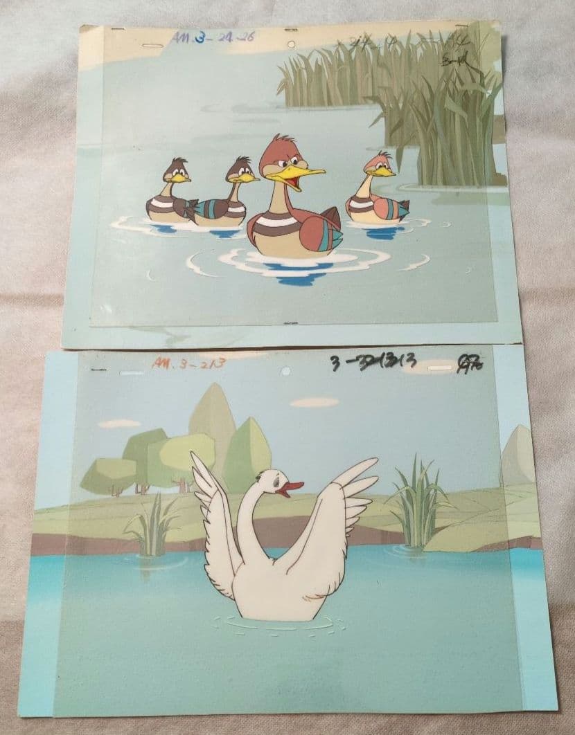 最終値下げ❤️アンデルセン物語「みにくいあひるの子」セル画