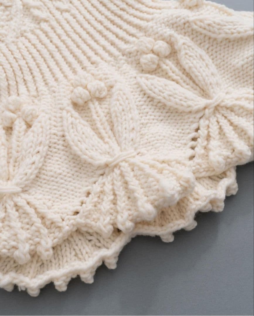 【yuki fujisawa】襟付きバラクラバ 白　ユキフジサワ