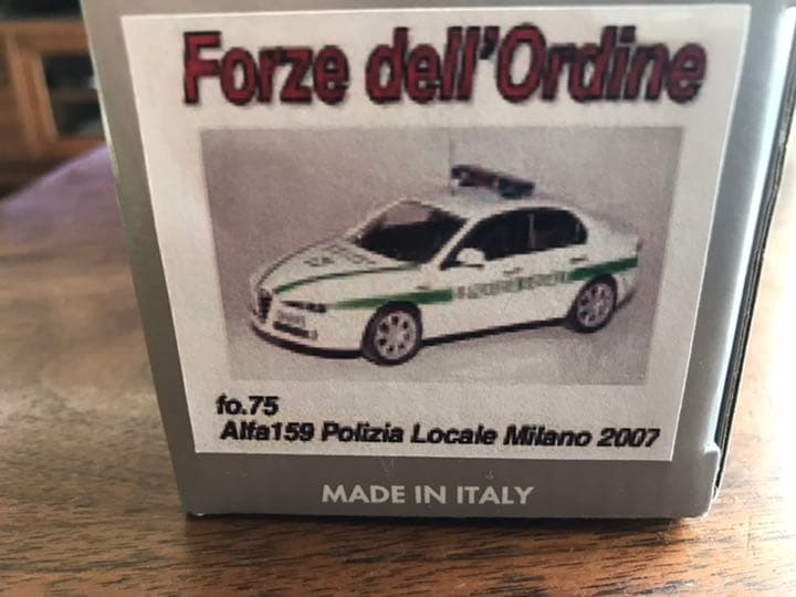 アルファロメオ159 ローカルポリスカー　希少　クオリティが違います！