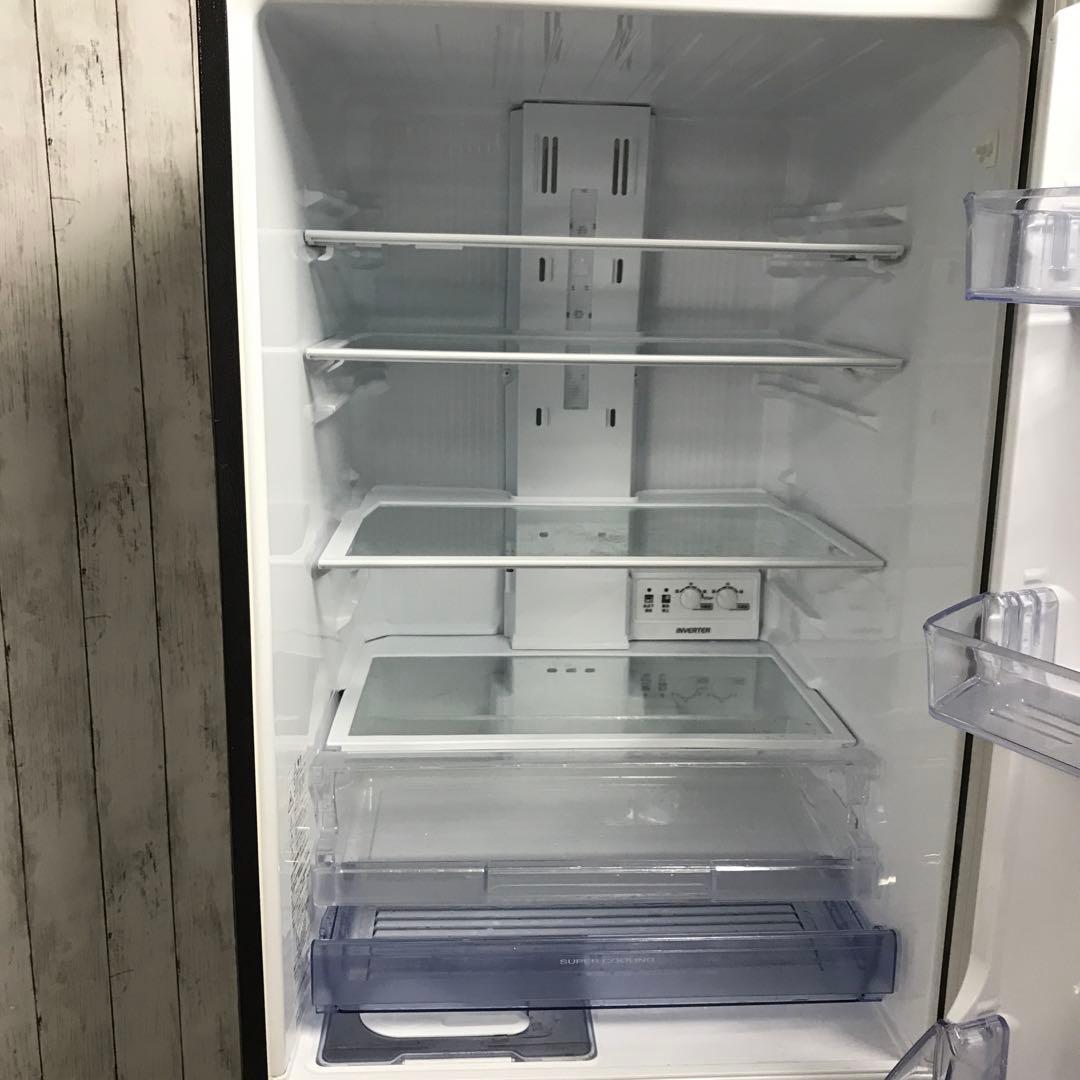 【美品】三菱ノンフロン冷凍冷蔵庫　MR-CG37E-T　２０１９年 H