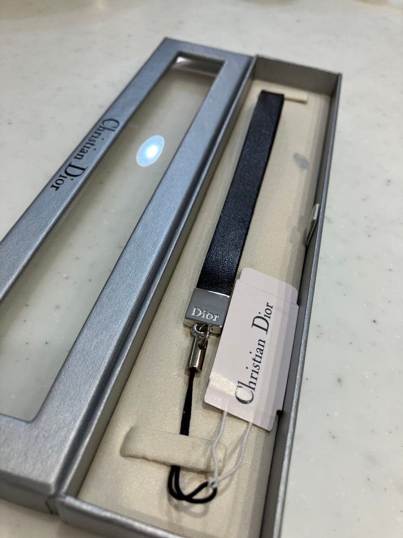 【未使用】Dior クリスチャンディオール　携帯　スマホ　ストラップ