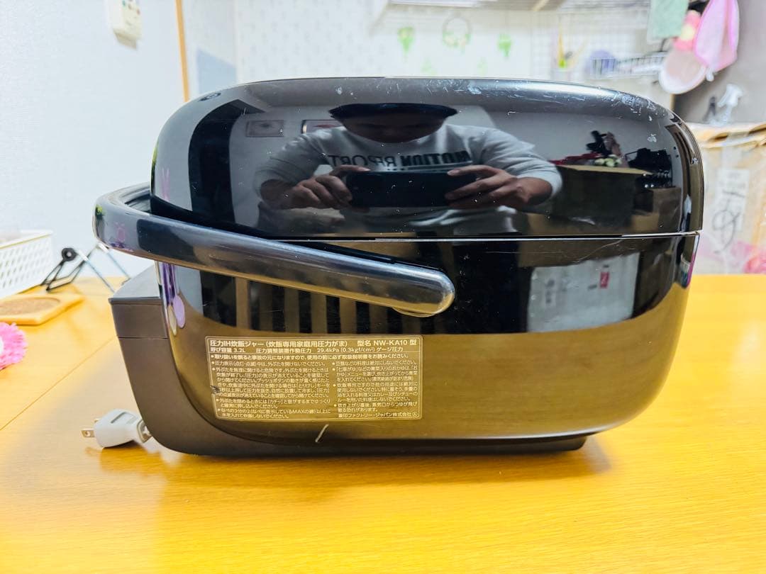 象印 圧力炊飯器 NW-KA10 ブラック 中古 動作保証