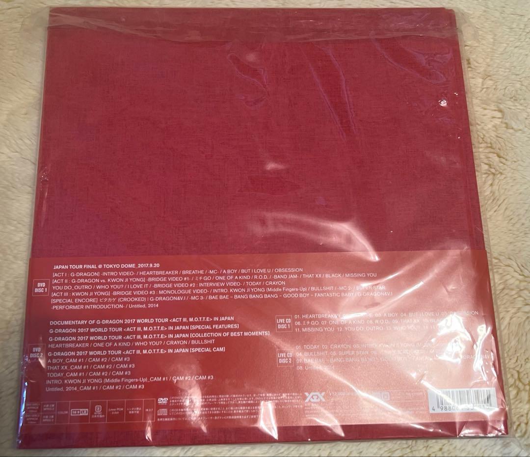 G-DRAGON ◎ <ACT III, M.O.T.T.E> DVD