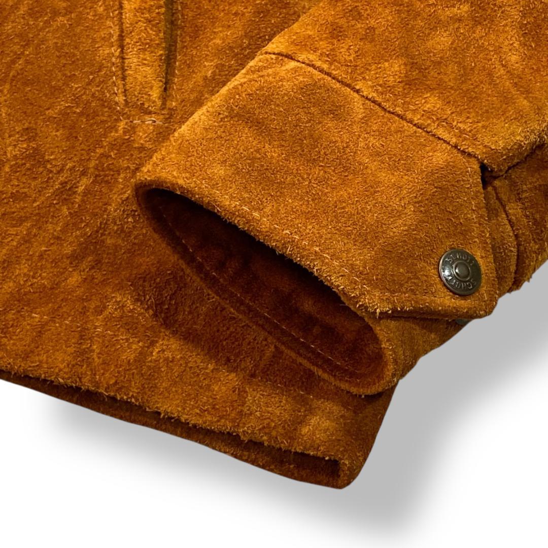 Schott ショット スエード 中綿コーチジャケット アローズ別注 38