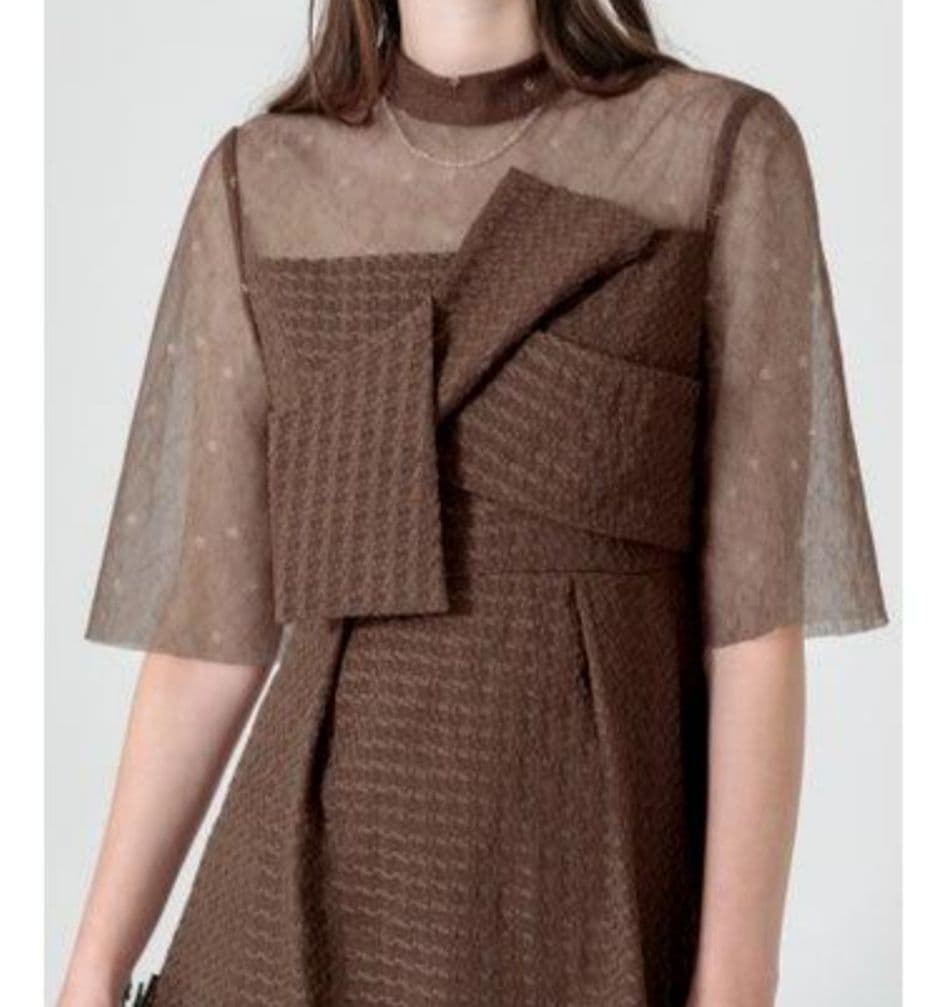 Leja ワッフルワンピース ロング ドレス 結婚式 オケージョン フレア S