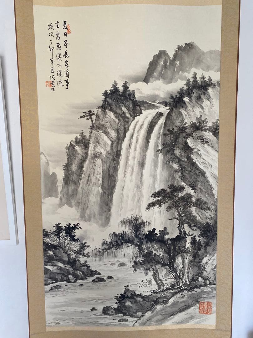 楊増棠　近代中国 掛軸 絵画　台湾画家　中国画 中国美術
