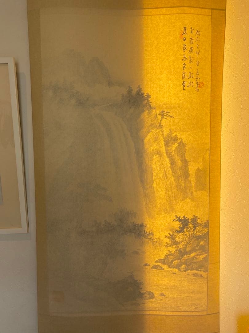 楊増棠　近代中国 掛軸 絵画　台湾画家　中国画 中国美術
