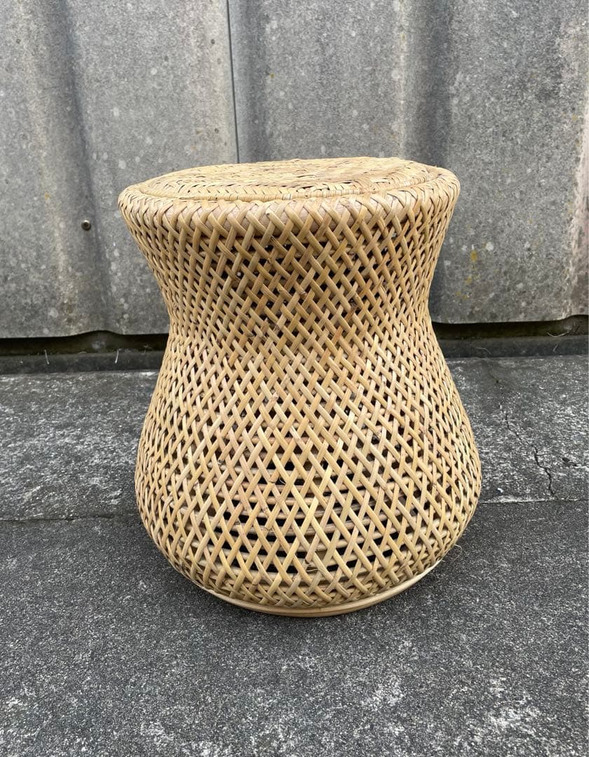 KANADEMONO/かなでもの/Eco Natural/ラタン/スツール/③