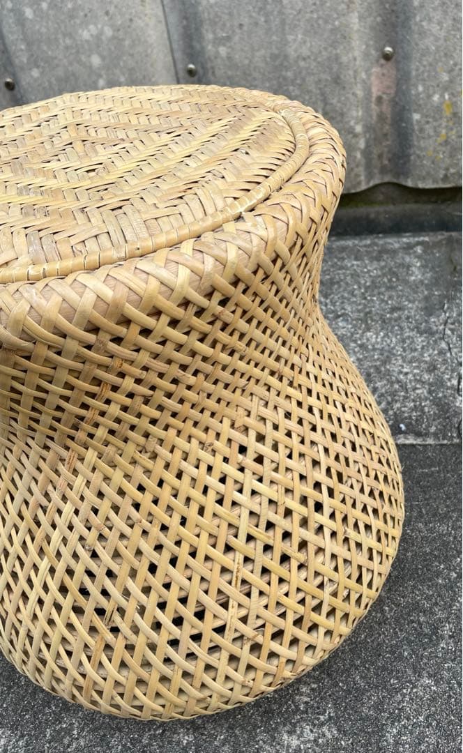 KANADEMONO/かなでもの/Eco Natural/ラタン/スツール/③