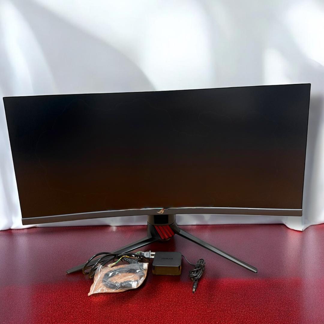 ☆美品 ASUS ROG STRIX XG35VQ 35型湾曲ゲーミングモニター