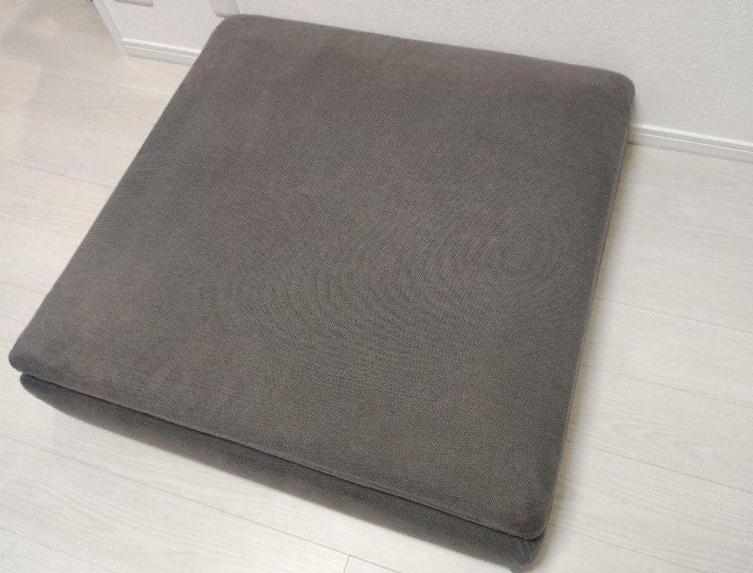 IKEA イケア ソーデルハムン オットマン ダークグレー
