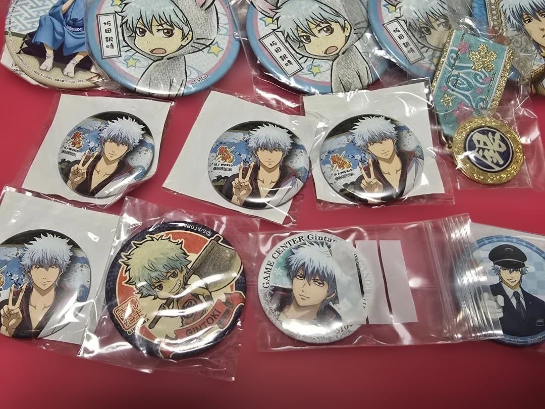 銀魂 銀時 グッズ まとめ売り 缶バッジ